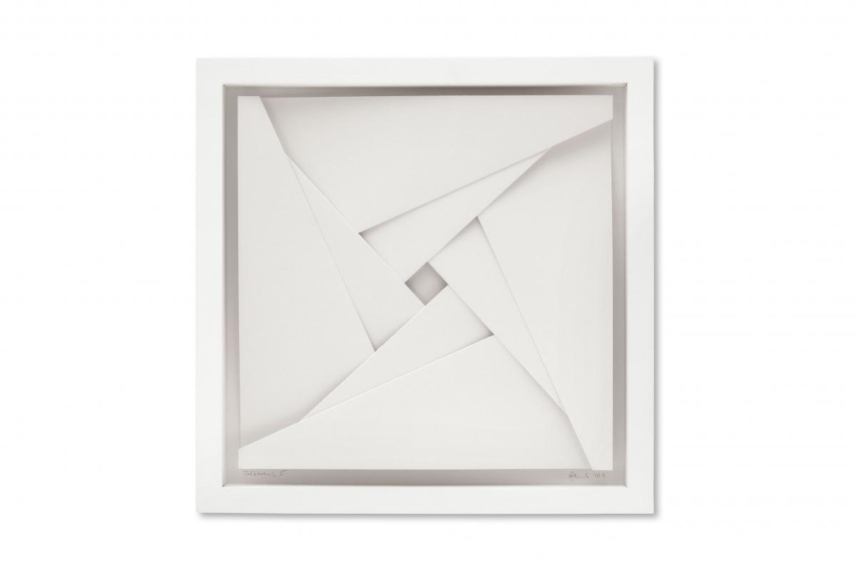 Peter Weber, 2011_Faltkreuz_5_30x30cm_F39