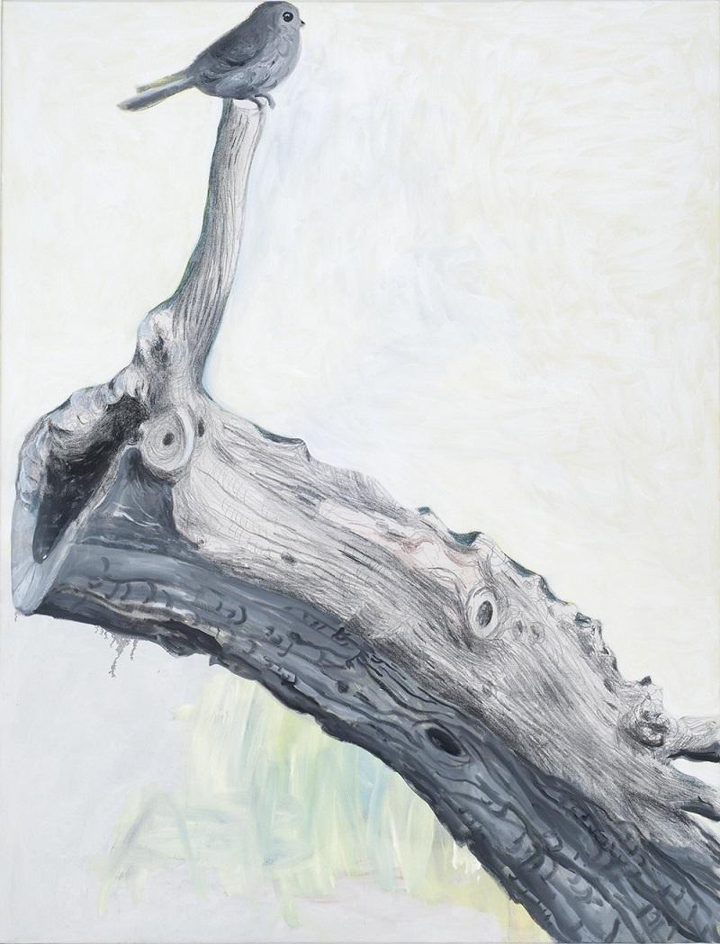 Alois Mosbacher, Strunk, 2008, Öl auf Leinwand, 170 x 130 cm