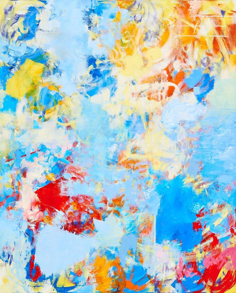 Andrea Bischof, Capri, Öl auf Leinwand, 2016, 160 x 130 cm