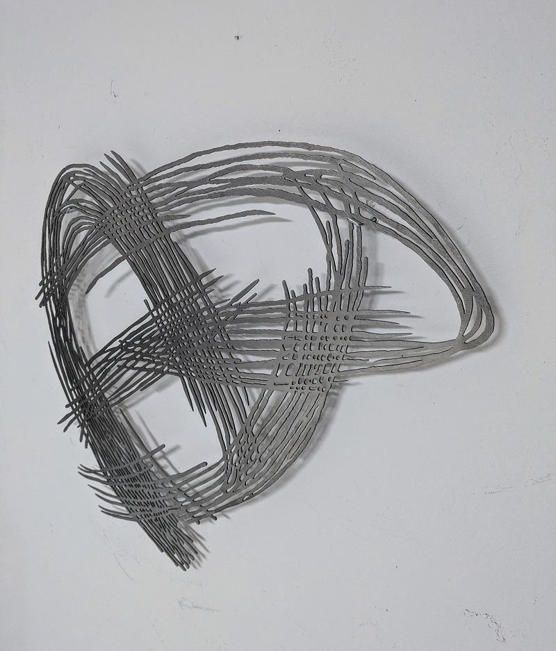 Circles 3, 2022, Edelstahl, 80 x 63 x 0,2 cm, Auflage 3 + 1AP