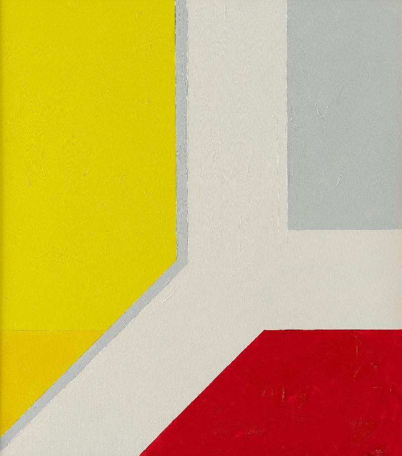 "Fill Quattro #1", 160 x 140 cm, Ölfarbe auf Leinwand, 2023
