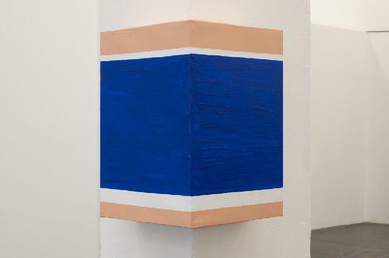 "Objekt E #3", 60 x 40 x 60 x 40 cm, Acrylfarbe auf Leinwand, 2022