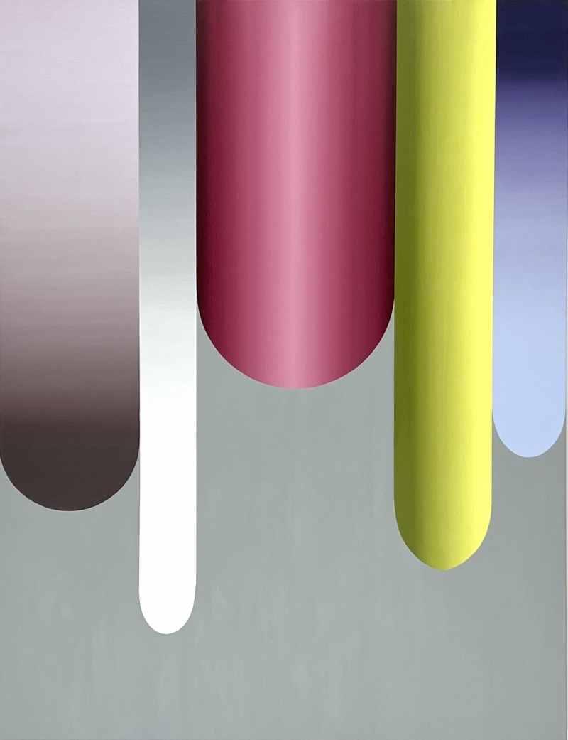 Gabi Mitterer, FLUPES_C, Öl auf Leinwand, 100 x 130 cm, 2023