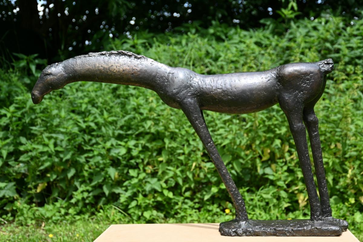 Judith Wagner, John Pferd, 2007, Bronzeguss, 88 x 55 x 16 cm