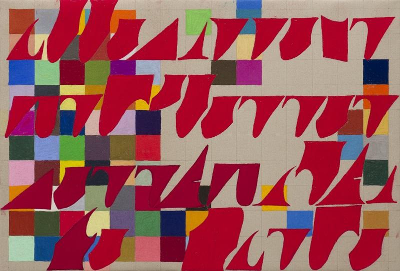 Frenzi Rigling, Lucille 3, 2019, Pastell auf Leinwand, 75 x 95 cm © Frenzi Rigling