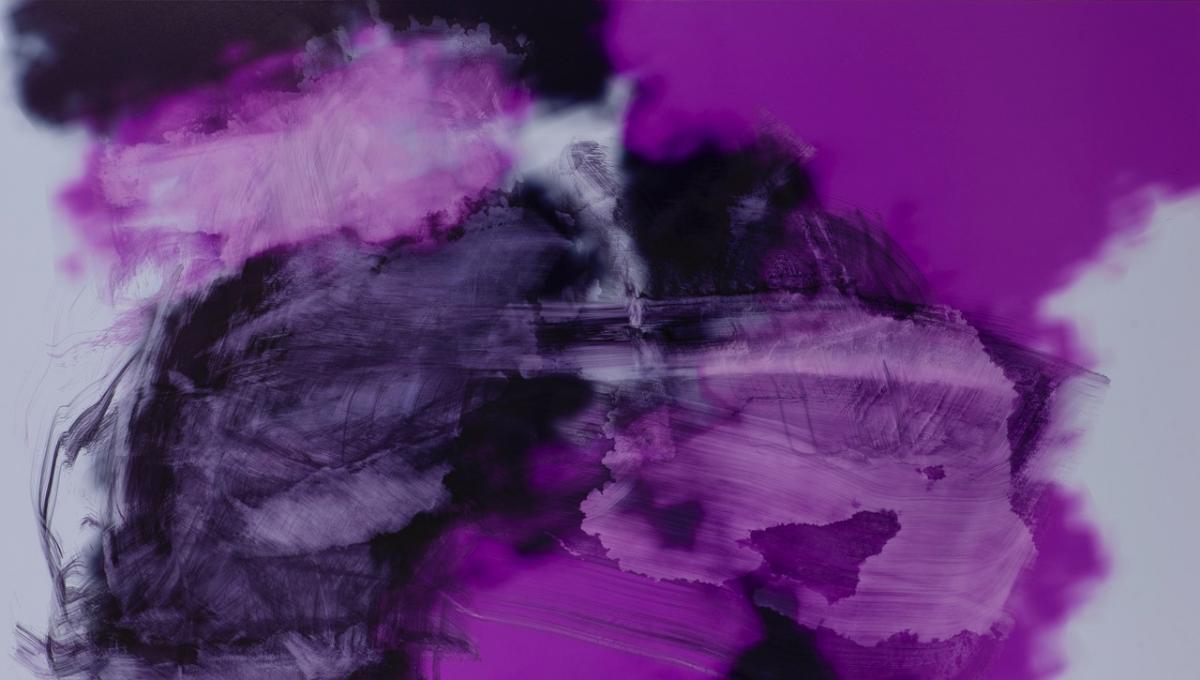 Max Piva, Two against One, Mixed Media auf d-bond, 110x196 cm, 2018