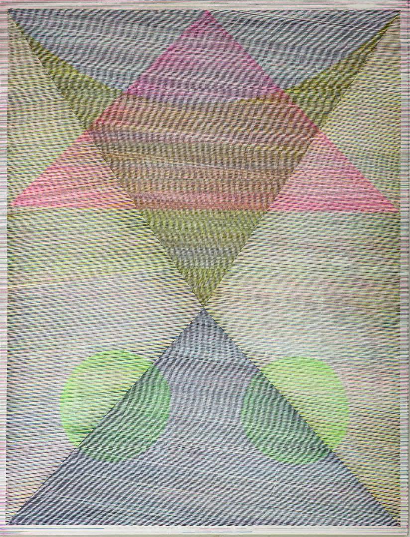 o.T., 2024, Acryl auf Leinwand, 180 x 135 cm