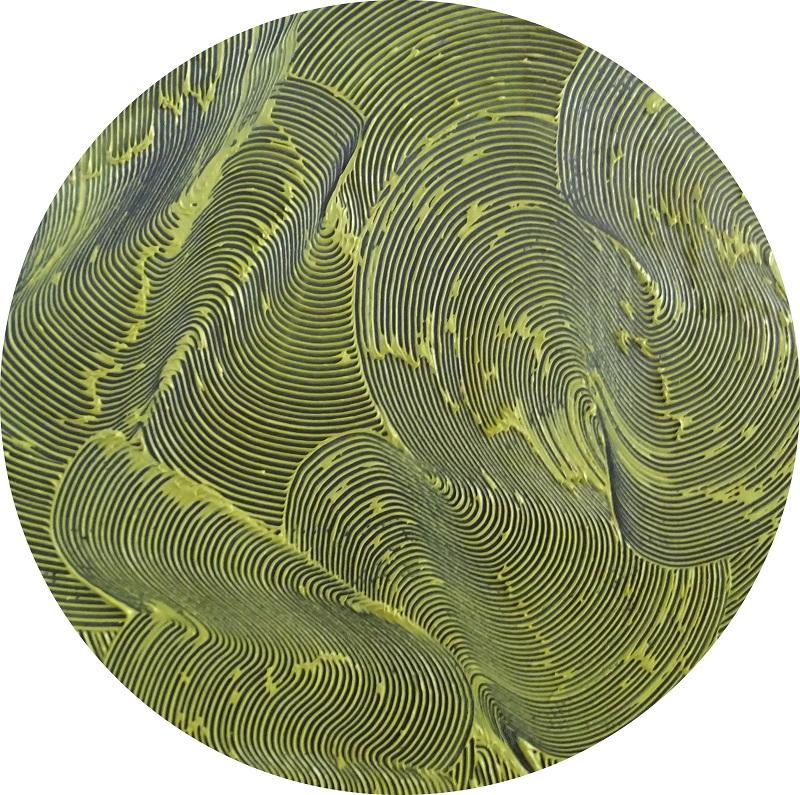 Jakob Gasteiger 11.06.2023, 2023, Acryl auf Leinwand, DM 100 cm 