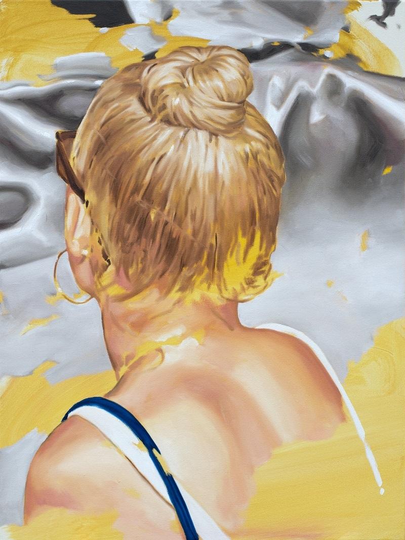 Martin Veigl, street romance, 2020, Öl auf Leinwand, 80 x 60 cm 