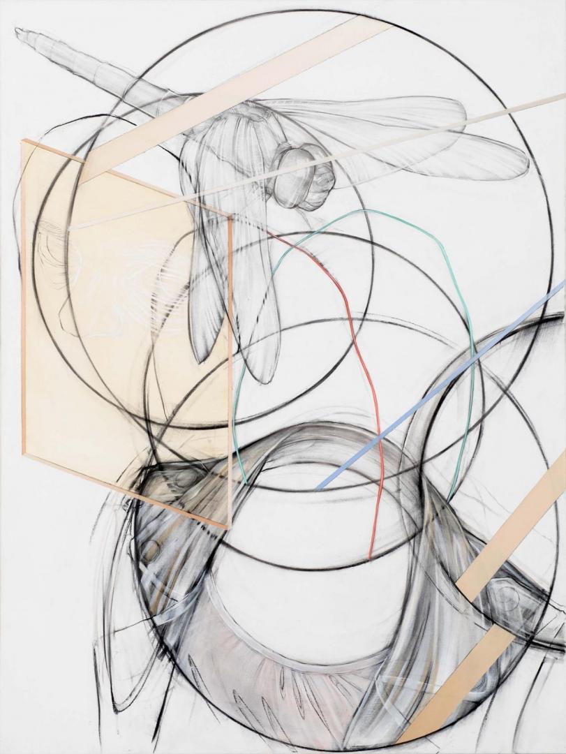 Stylianos Schicho_Zugunruhe 1 2022 160x120 cm