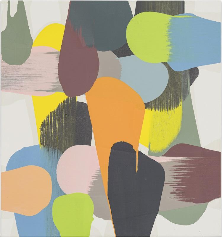 Thomas Reinhold, Matrix, Öl auf Leinwand, 2023, 70 x 65 cm