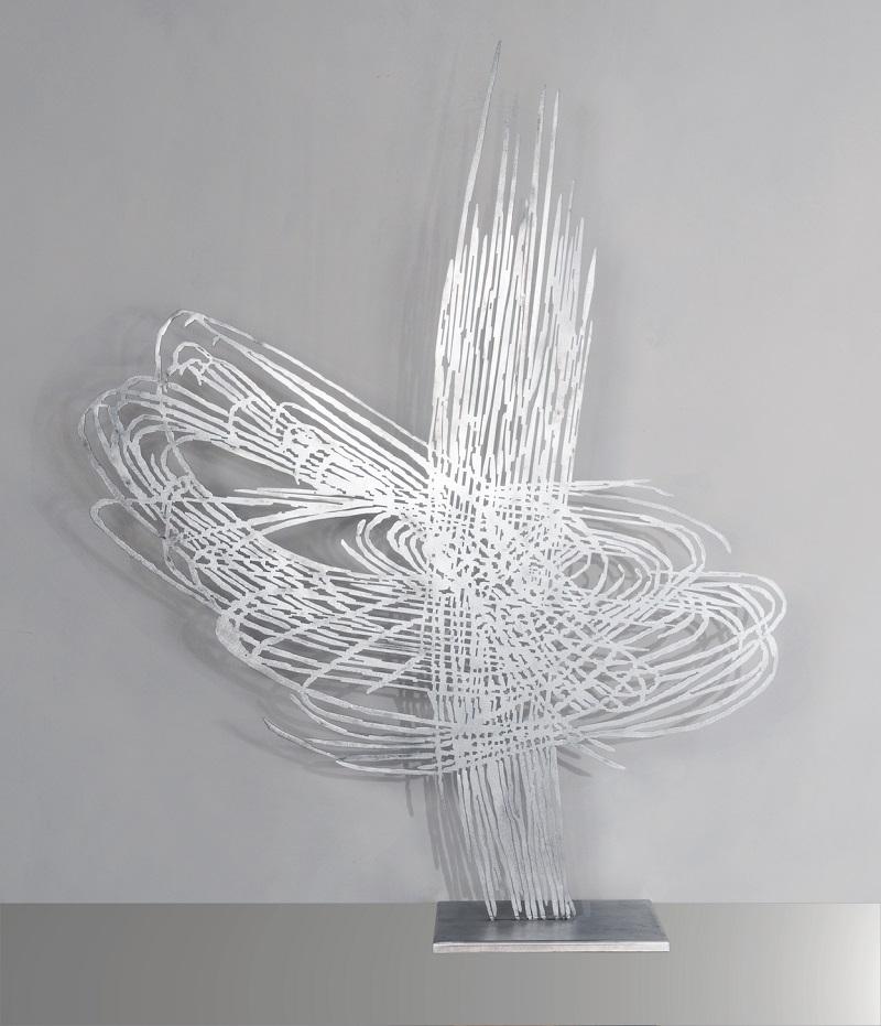 Circles 3, 2022, Edelstahl, 80 x 63 x 0,2 cm, Auflage 3 + 1AP