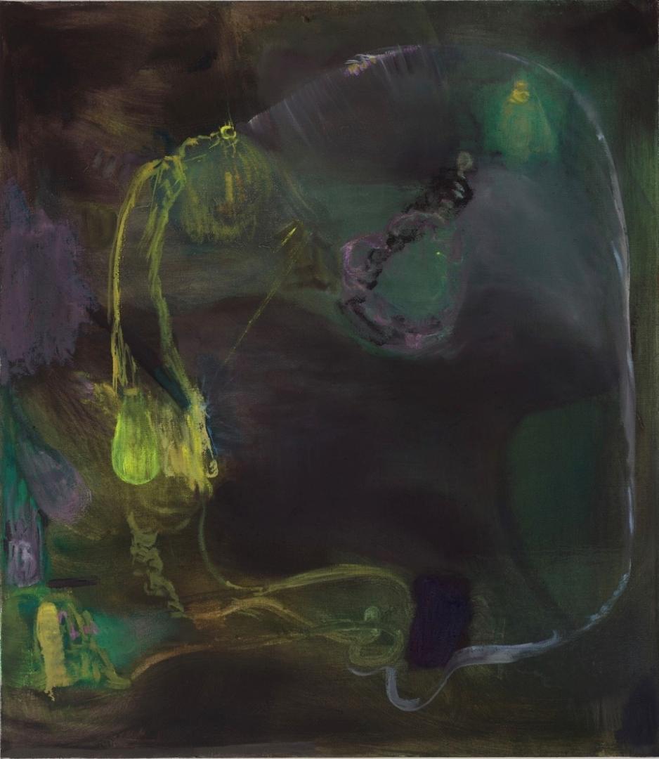 Ursula Hübner, Invisible 6, 2022, oil on canvas, 80 x 70 cm  Lukas Dostal