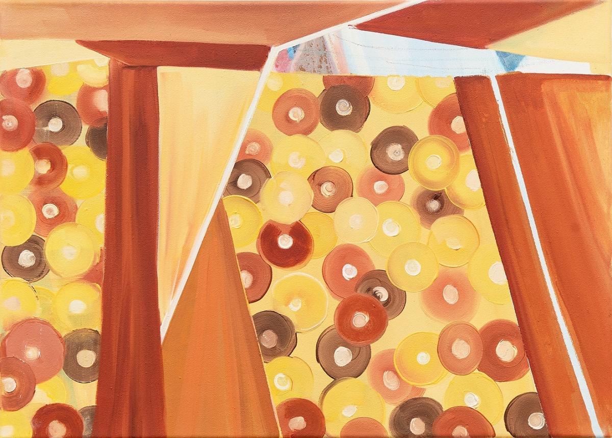 Moni K. Huber_Zelt #7_Öl auf Molino_41x57 cm_2024_small