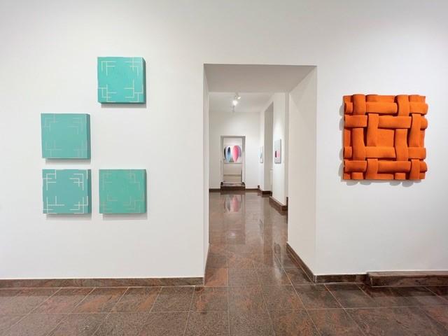 Ausstellungsansich Barbara Höller, Peter Weber