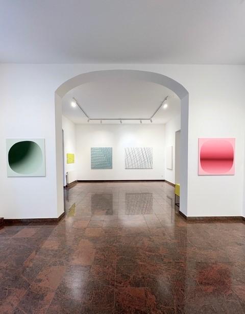 Ausstellungsansich Barbara Höller, Gabi Mitterer