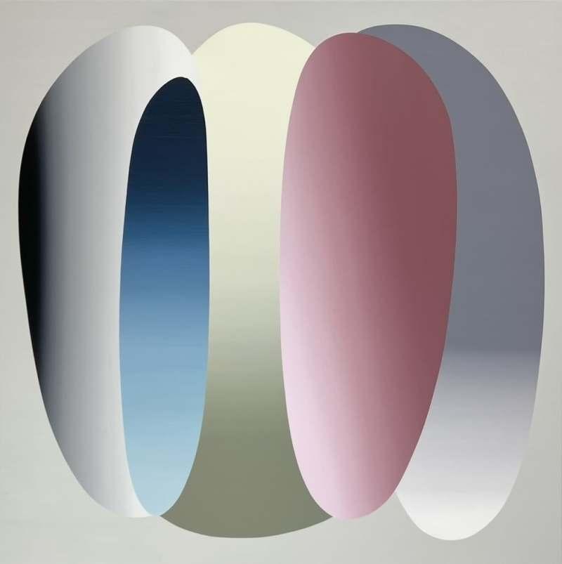 Gabi Mitterer, HONESCAPE_4, Öl auf Leinwand, 130 x 130 cm, 2025 Gabi Mitterer, HONESCAPE_4, Öl auf Leinwand, 130 x 130 cm, 2025