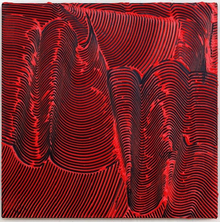 Jakob Gasteiger, 03.04.2023, Acryl auf Leinwand, 80 x 80 cm