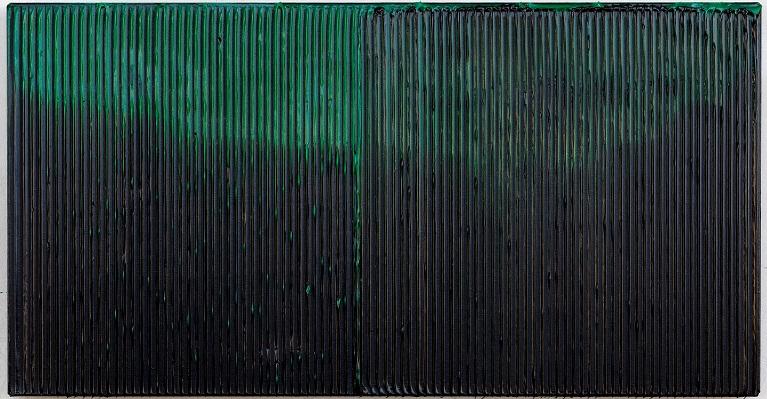 Jakob Gasteiger, 27.01.2023, Acryl auf Leinwand, 45 x 86 cm