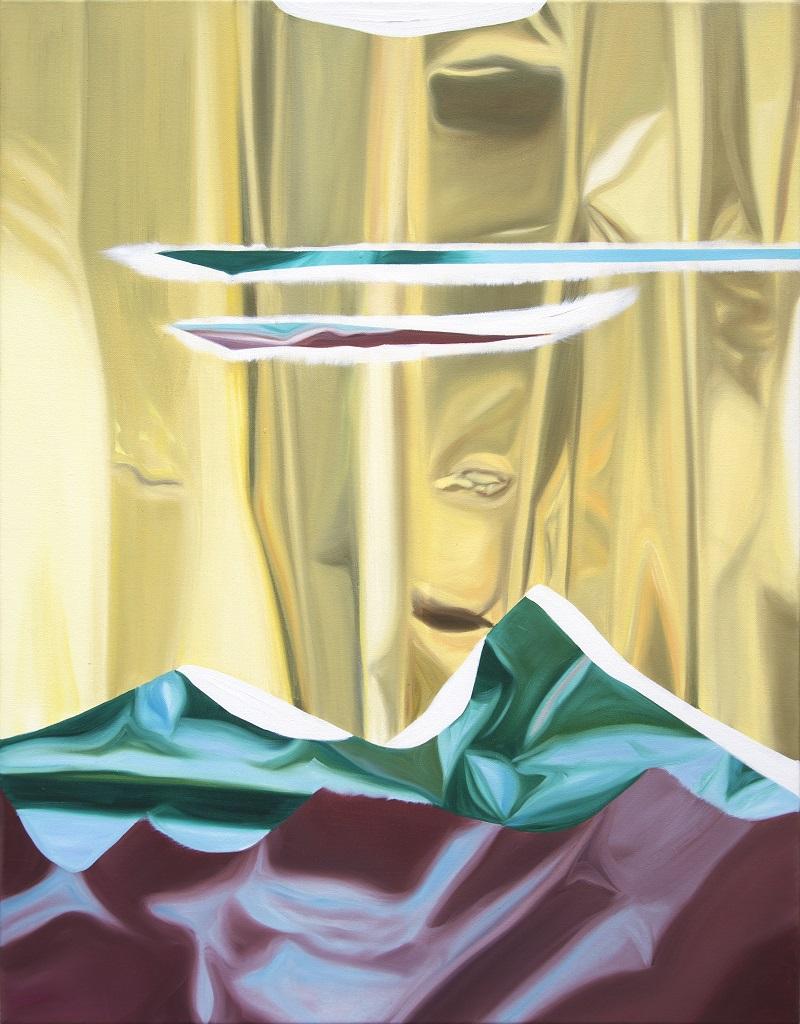 Kathrin Isabell Rhomberg, Dorado, 2024, Öl auf Leinwand, 90 x 70 cm © Kathrin I. Rhomberg