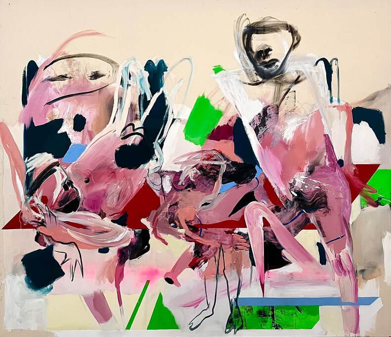 Alina Grabovsky_untitled, oil on canvas, 190 x 220 cm 2024