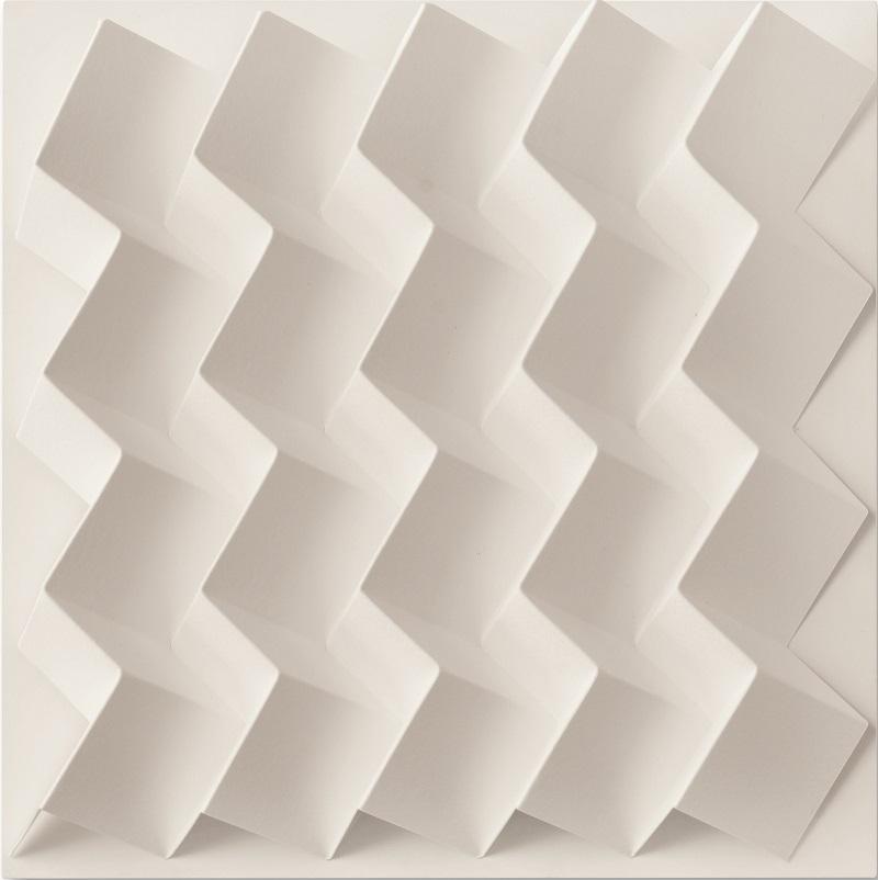 Peter Weber, Isometrie I, 2023, Fabriano Bütten 640 g/qm folded, acrylicglascover, 51 x 51 x 8 cm © Studio Peter Weber