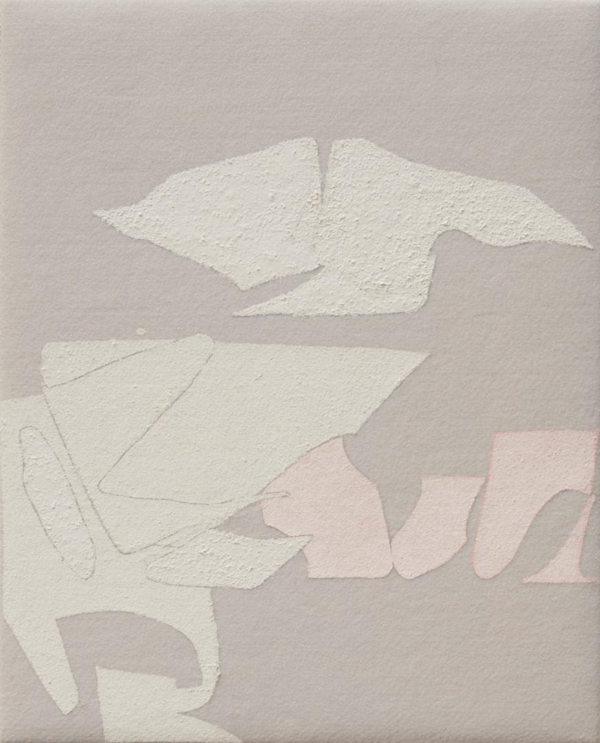 Frenzi Rigling, Hedi, 2022, Lack auf Filz, 75 x 60 cm