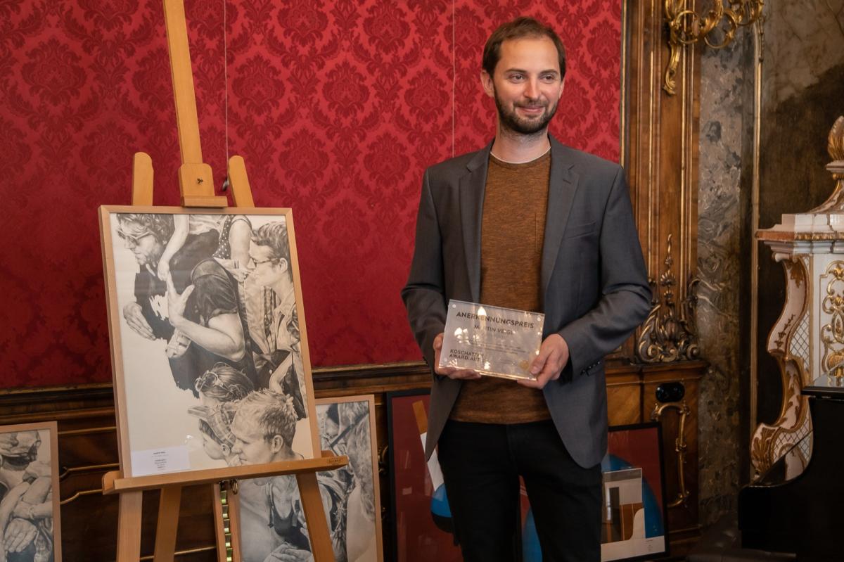 Martin Veigl ausgezeichnet beim Koschatzky Art-Award