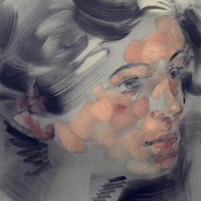 BIANCA REGL_So hard to find 1, Öl auf Leinwand, 50 x 44 cm, 2025